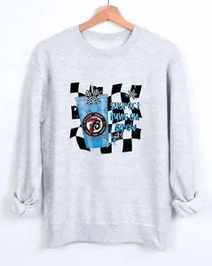 Suspect Runs on 7Brew Sweatshirt, Funny Coffee Lover Momlife Crewneck, Seven Brew Christmas Gift, Cozy Winter Brew Hoodie for Mom & Coffee Fans