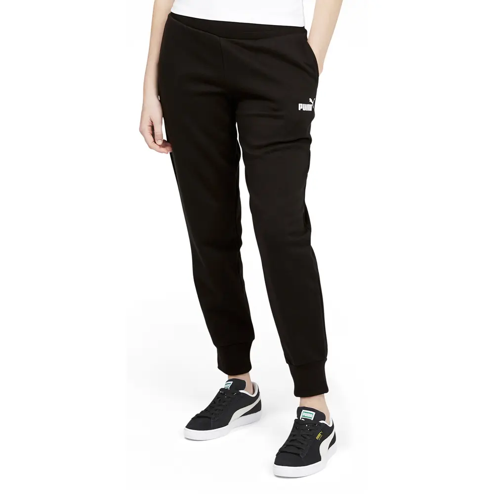 PUMA Womens Essentials Sweatpants Casual Comfort Technology - Black