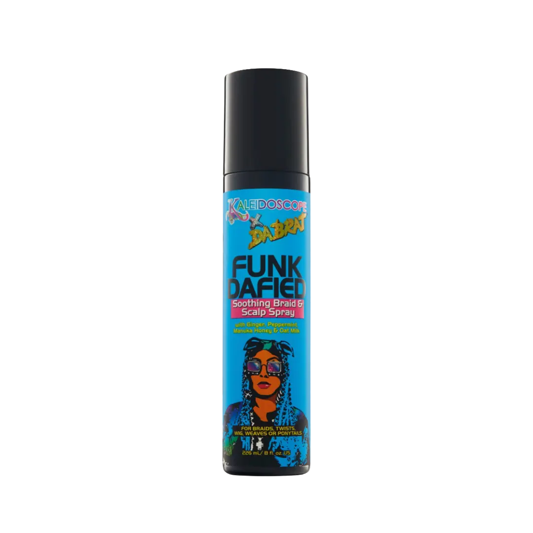 Da Brat Funk Dafied Soothing Braid & Scalp Haircare Spray - 8oz Moisture-Boosting Scalp Relief Spray with Peppermint Essential Oils for Ponytails