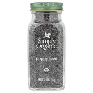 Simply Organic Poppy Seed, 3.38 oz (96 g)