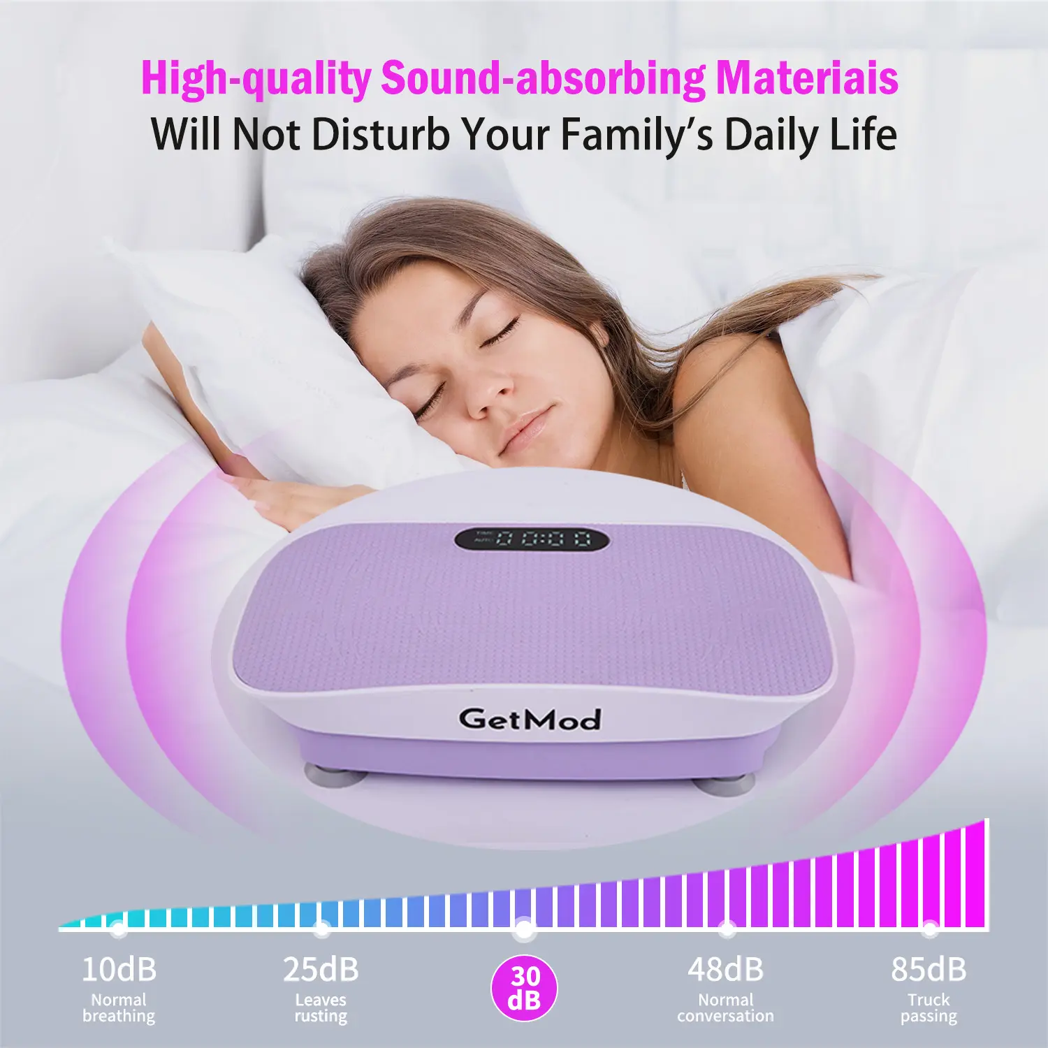 【Free Delivery】GetMod Pro Vibration Platform Exercise Machine, Full Body Home Fitness, Vibration Plate for Wellness & Circulation K