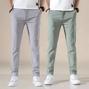 2025 Spring and Autumn Men's Golf Pants High Quality Elasticity Fashion Casual Breathable Trousers(Sheet)