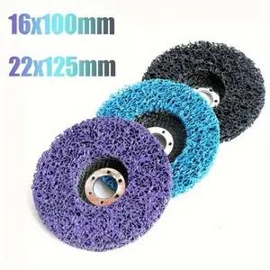 1pc Sanding Wheel Stainless Steel Polishing Wheel Paint Rust Removal Grinding Disc 16/22mm Inner Hole
