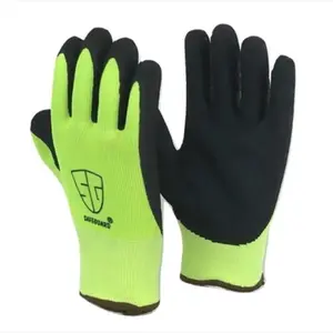 6 pairs Winter insulation safety work gloves extra grip