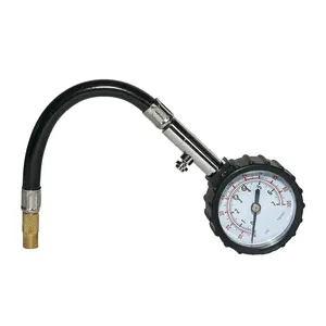 Tire Pressure Gauge - 100 PSI Heavy Duty Accurate with Large Easy to Read Dial, Tire Gauge Low - High Air Pressure Gauge for Cars, Bicycle and Trucks Tires