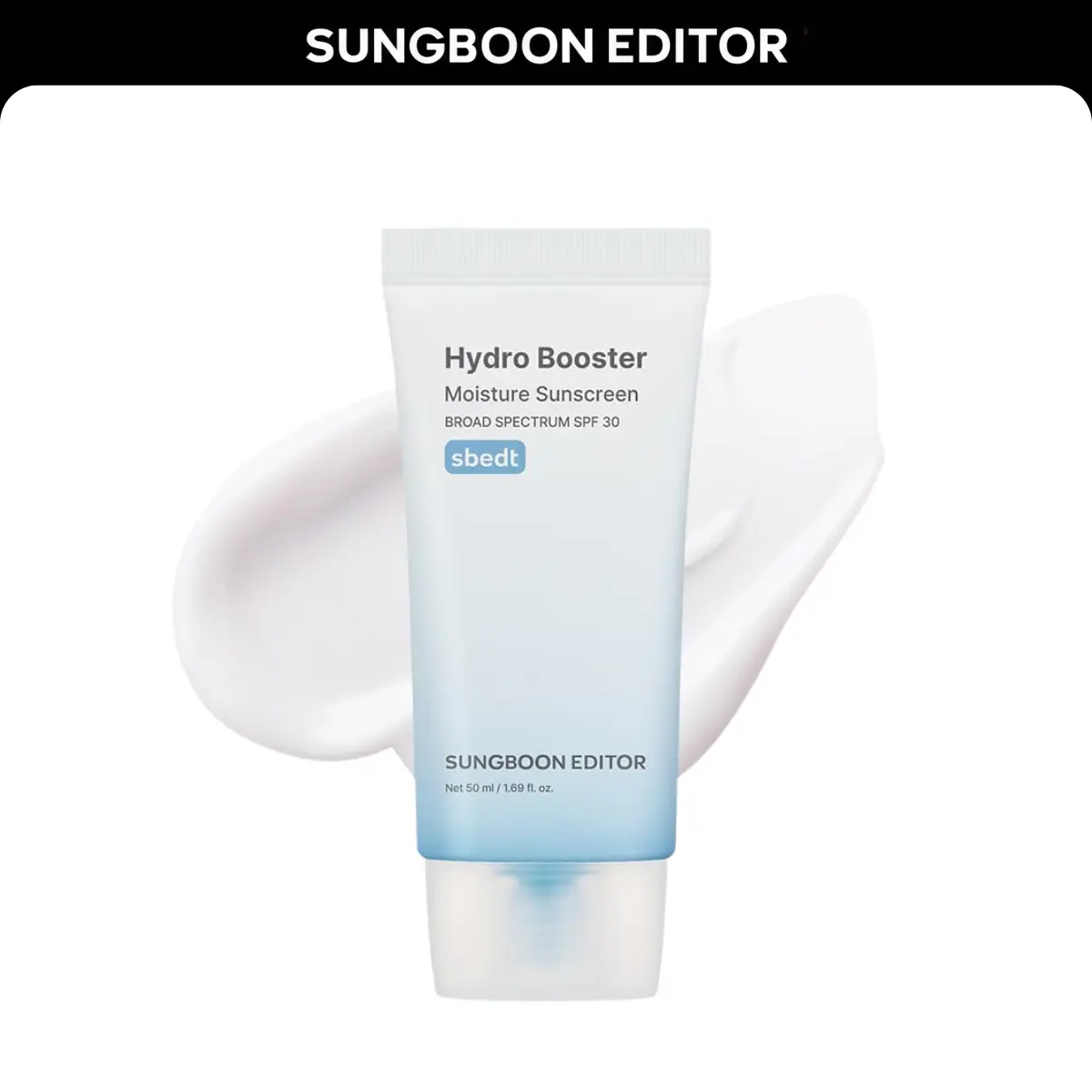 [Sungboon] Hydro-Boost Sunscreen SPF30 | Lightweight Sunscreen for Daily Use, Korean Sunscreen, Watery and Creamy Texture, Sunscreen for Sensitive Skin