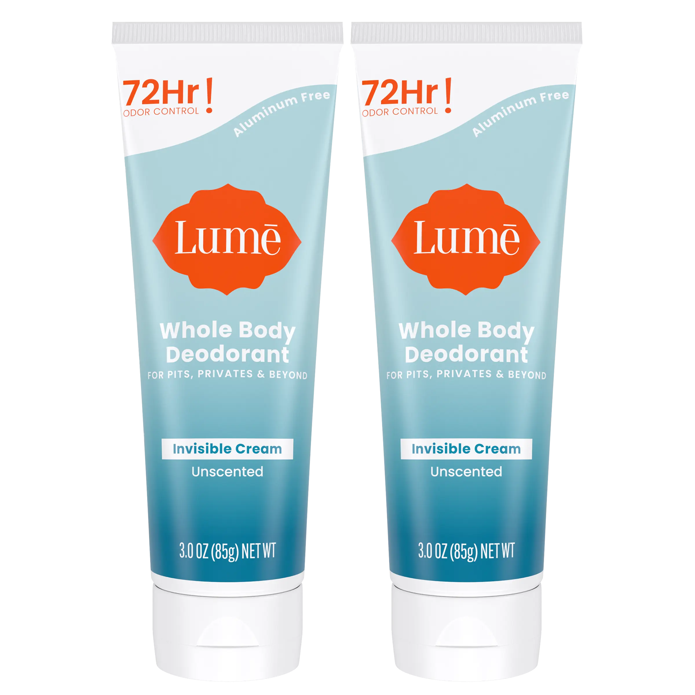 Unscented Cream Tube 2-Pack