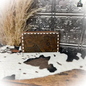 Compile Western Tooled Leather Wallet