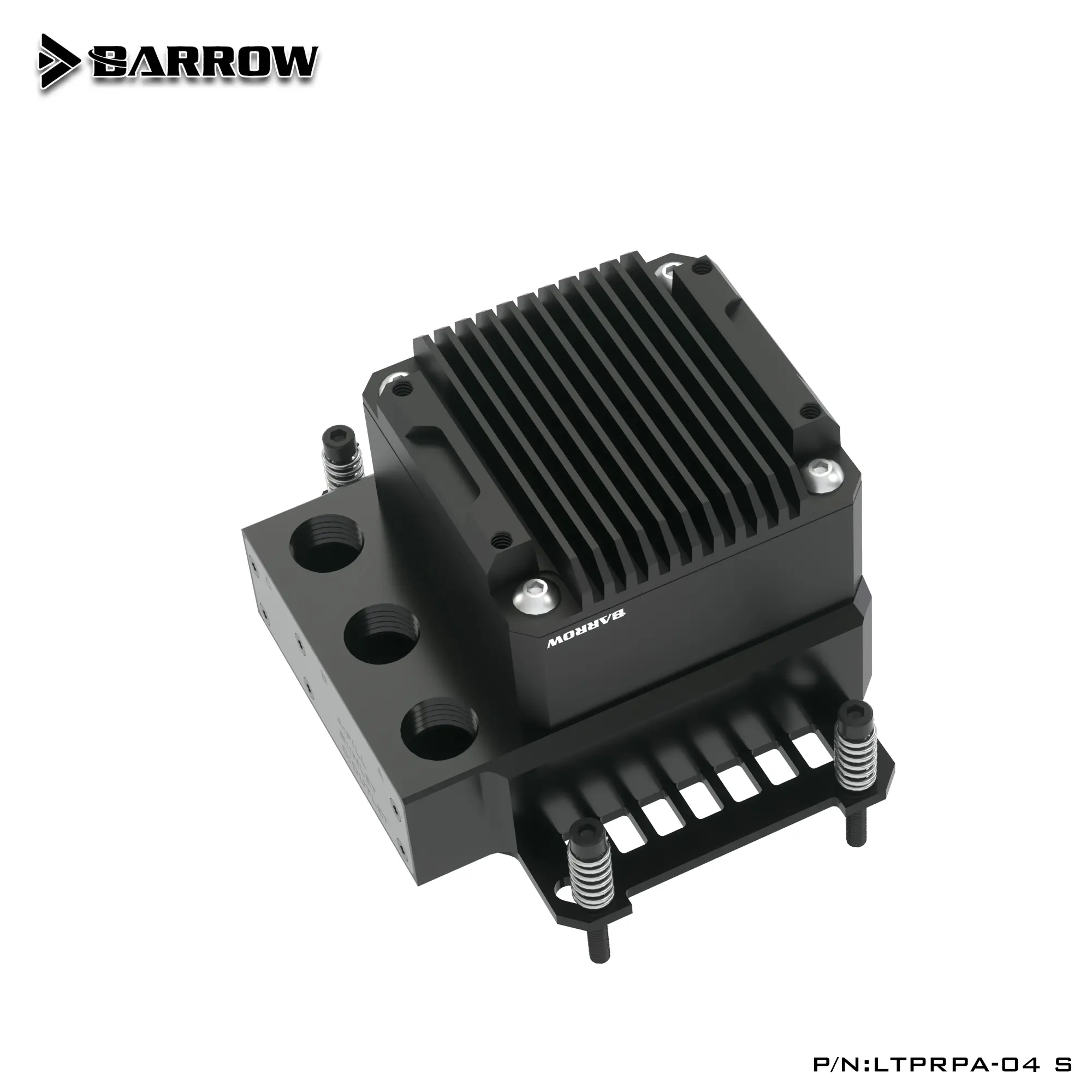 Barrow AMD CPU Water Block with Integrated Pump and Reservoir- Black