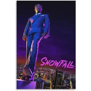 Snowfall Movie Poster Canvas Wall Art Print For Room Aesthetic And Decor Poster For Bedroom Bathroom Living Room Kitchen Office Decor