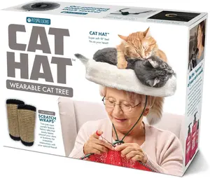 Cat Hat Prank Gift Box, Funny Christmas Gifts, Empty Authentic Prank-O Gag Present Box, Perfect Novelty Gifting Box for Pranksters, Holiday Gag Gifts