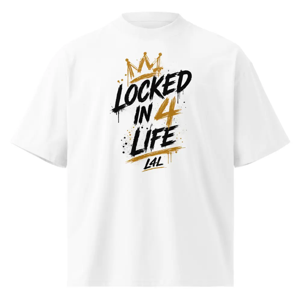 Locked In 4 Life Women's oversized high neck t-shirt