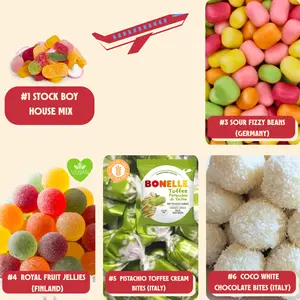 Stock Boy Build-A-Bag - We will pack your order live at our Pick N Mix Station - If not live, you can still order