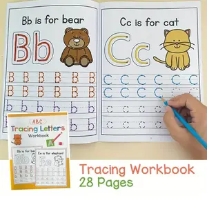 Alphabet & Phonics Coloring Book, Handwriting Practice Book, Educational Learning Book for Toddlers, Preschool Learning Materials, School Supplies, Teaching Supplies