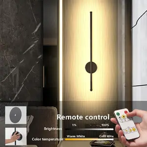 Remote Controlled Wall Mounted LED Light, Adjustable Color Temperature, Dimmable Touch Control, Ideal for Bedroom Living Room Hallway Study