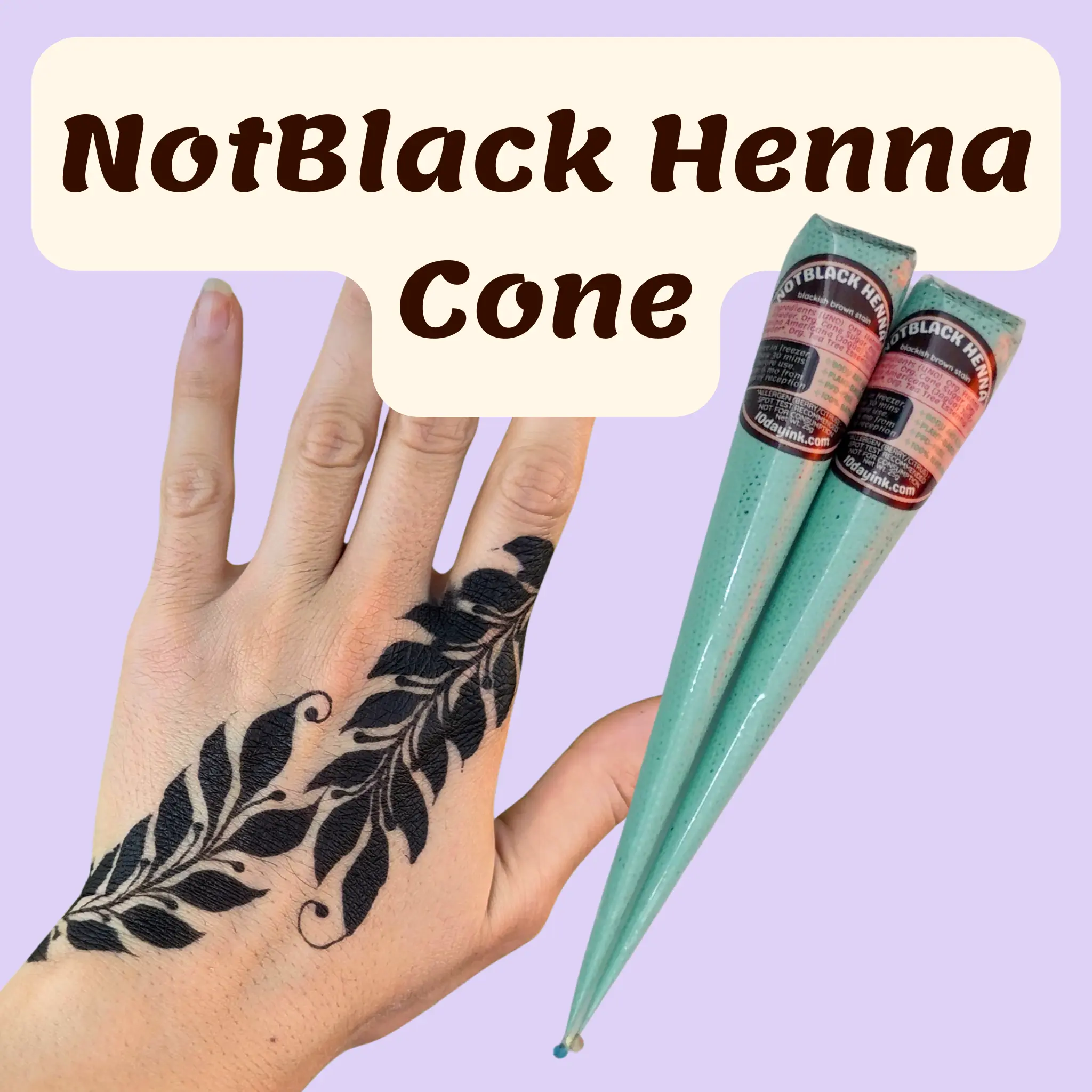 Notblack Henna - 25g - dark brown stain - natural ingredients