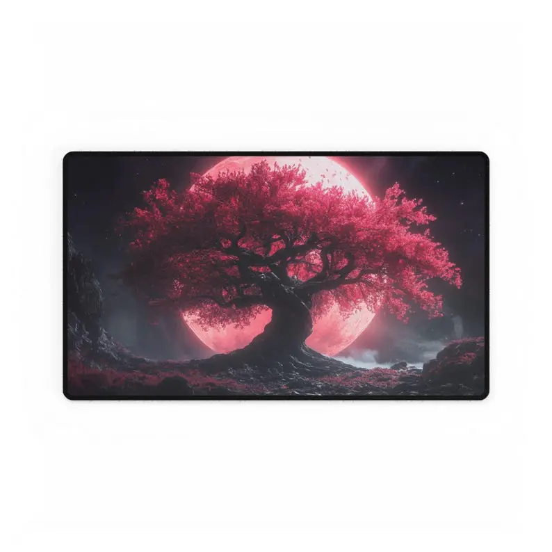 Lunar Blossom Grove Gamer Gift, TCG Playmat, Table Top Gaming Mat, DND Accessory, TCG Gear, Play Mat For Trading Card Gaming