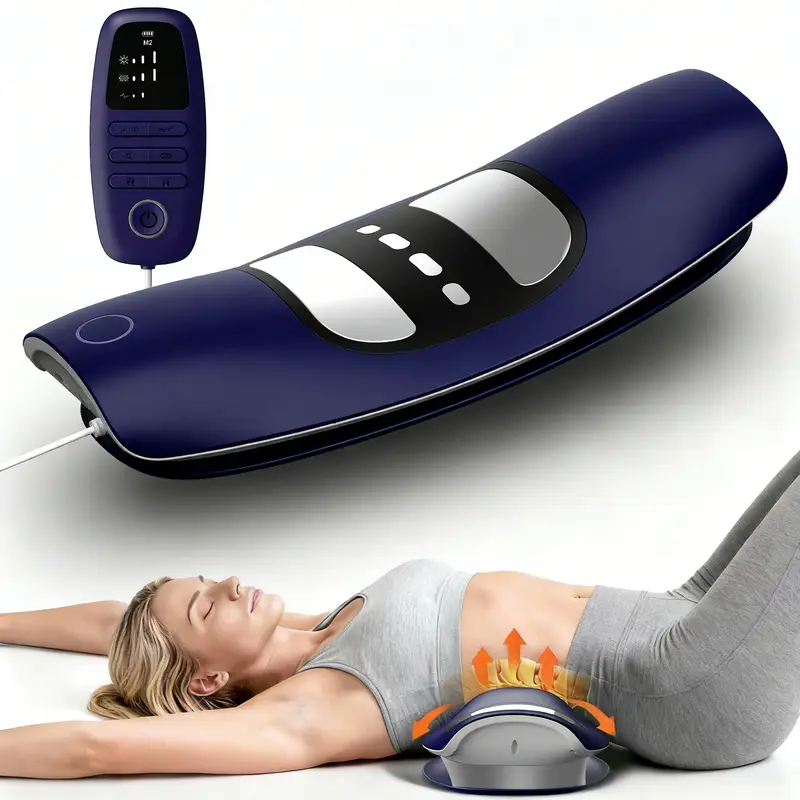 back massage vibration machine Snailax Heated Back Massager with Vibration main image 0
