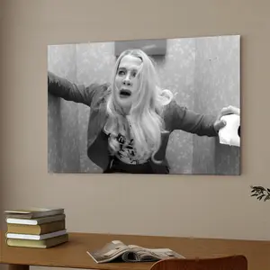 NBHYK White Chicks Poster Funny Movie Bathroom Wall Art Vintage Black And White Humor Comedy Canvas Prints Art The Toilets Sign Picture Posters 90s Retro Film Room Modern Home Decor Eco-Friendly Materials Fade-Resistant Waterproof UV-Protected Vibrant