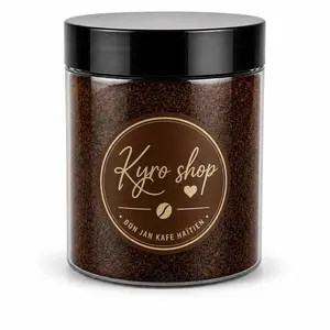 Kyro Shop Bon Jan Kafe Haitien - Premium Coffee Grounds in a Convenient Jar