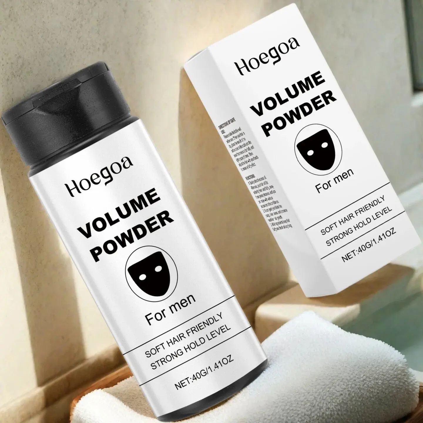 Volume Hair Styling Powder | Natural Texturizing Powder for Men & Women | Easy-to-Apply Hair Shaping & Setting Product