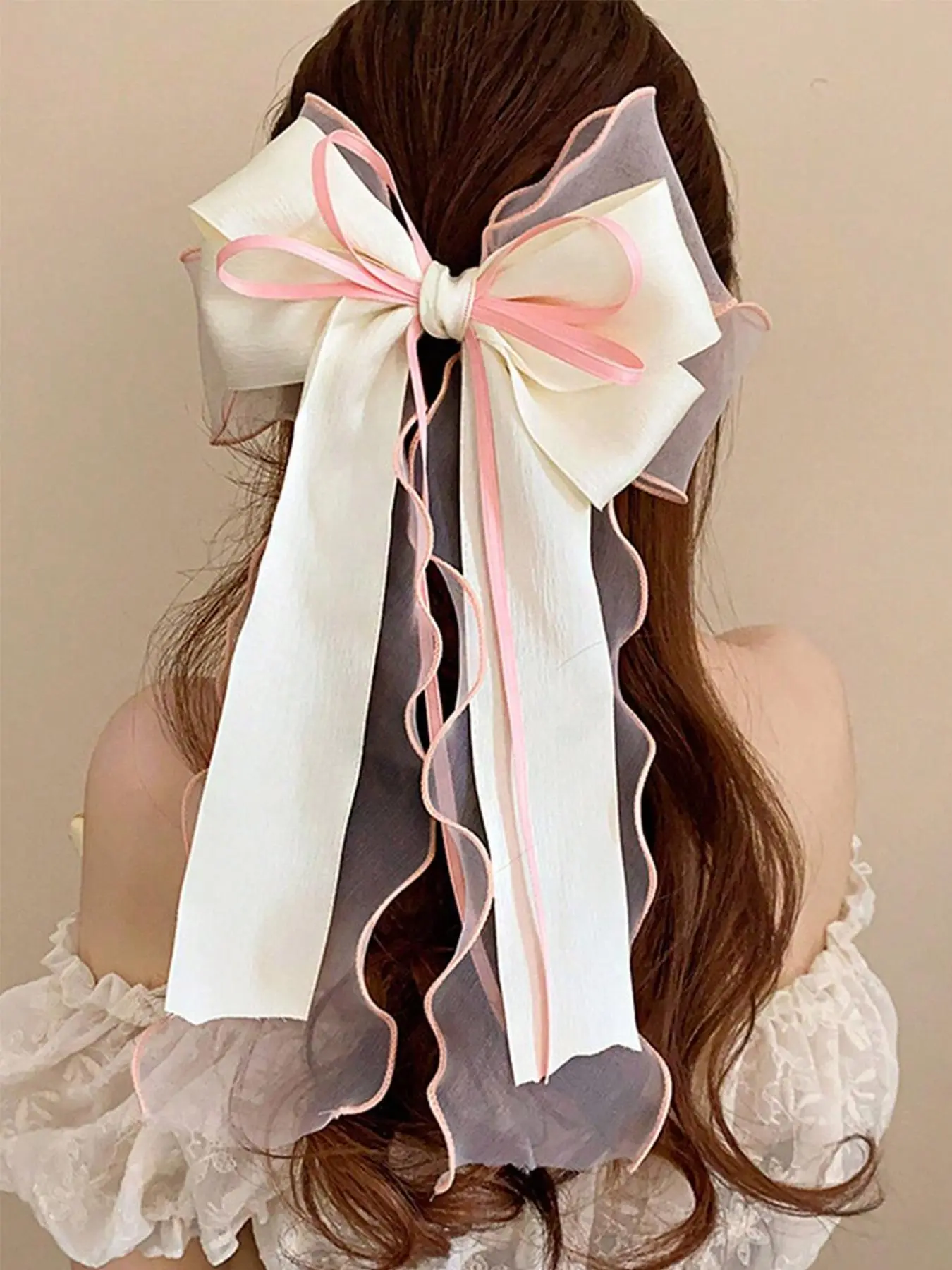 Women's Bowknot Design Hair Clip, Hair Clip With Bow, Ribbon Hair Clip, Hair Clip In, Hair Accessories for Women & Girls, Decorative Hair Clips, Hair Bows