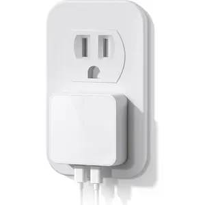 Dual Port USB C Wall Charger, 40W PD   USB C Wall Plug Adapter, Flat Thin Slim Charger Block for  17/17 Pro/17 Pro Max, Galaxy, MacBook Air, iPad, AirPods and