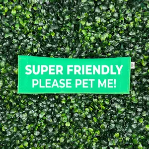 Leash Sleeve Super Friendly - Please Pet Me!