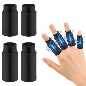 Ice Compression Finger Sleeves, 4 Counts/set Solid Gel Cooling Finger Sleeves, Sports & Outdoor Accessories for Finger, Thumb and Toe