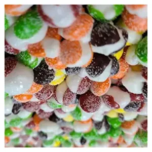 Sour Rainbow Busters, Freeze Dried Candy Sour Rainbow Busters, Freeze Dried Candy