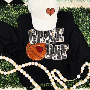 Basketball Leopard & Sequins Patch