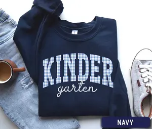 Kindergarten Sweatshirt, Kindergarten Teacher Gift, Kinder Garten Crewneck, Teacher Apparel Sweater, Classroom Sweater