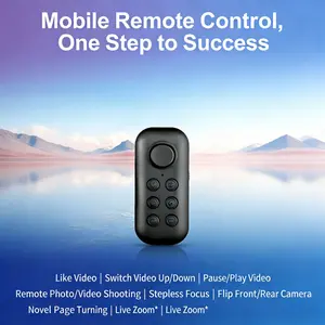 Unlock a whole new shooting experience! This mobile phone remote control supports long-range operation up to 15 meters, handling everything from taking photos and recording videos to adjusting zoom and liking videos. With its multi-functional capabilities
