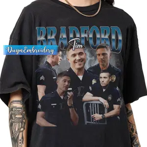 Vintage 90s Graphic Style Tim Bradford T-shirt, Retro Tim Bradford The Rookie Gifts For Man And Women Unisex T-shirt