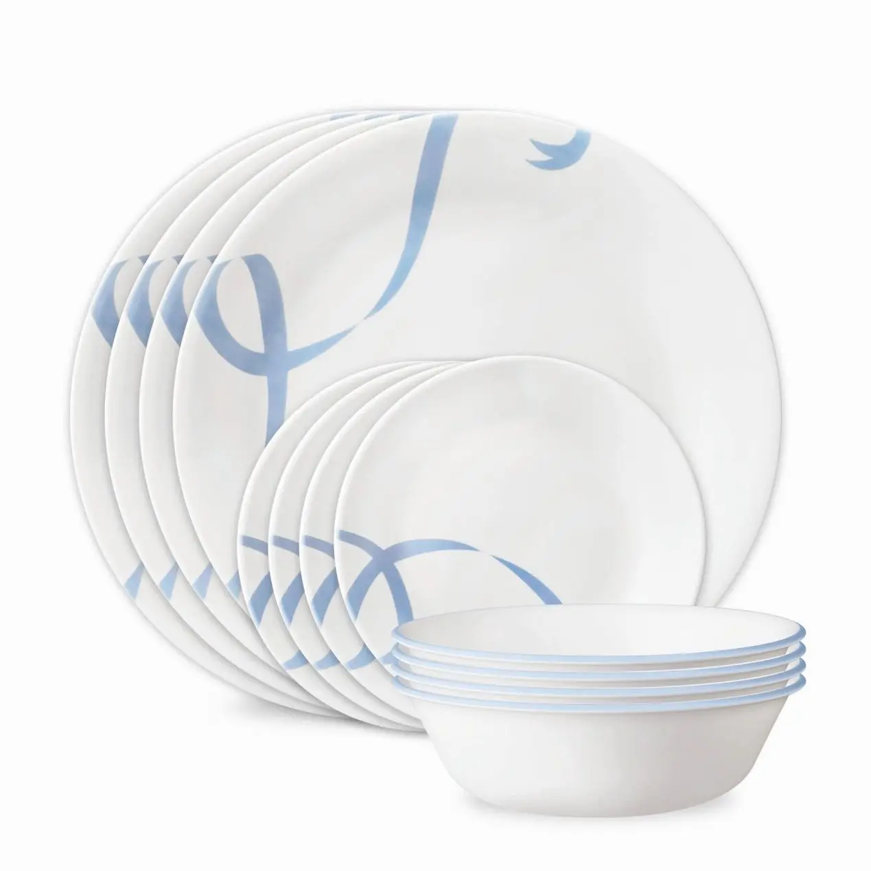12-Piece Glass Dinnerware Set (Service for 4)
