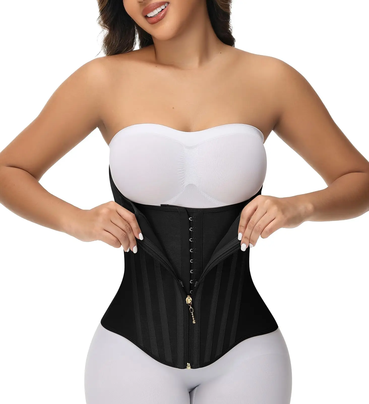 SHAPSHE Waist Trainer for Women Workout Waist Cincher Corset Shapewear Body Shaper Vest Back Support