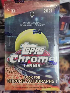 2021 Topps Chrome Tennis Hobby Box