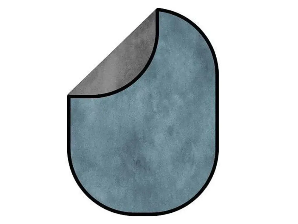 Kate Collapsible Folding Pop-up Photo Backdrop - Grey Teal, 5x6.5ft Photography Equipment for Camera Accessories, Video Shooting