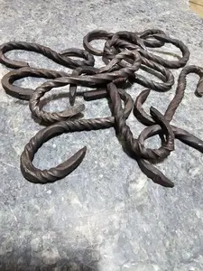 Hand Foraged Steel S Hooks