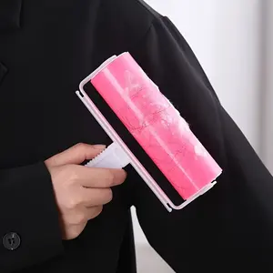 Extra-Large Reusable Lint Roller for Pet Hair and Dust Removal, Hair Remover, Sticky Lint Roller, Washable, Dual Sizes Included, for Clothes, No Battery Required, No Batteries Needed, Bedroom & Clothing Cleaning