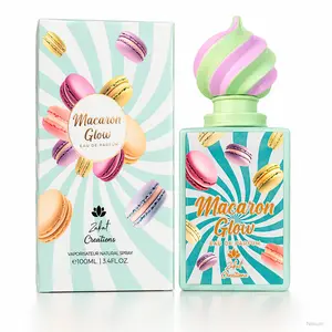 Macaron Glow Eau de Parfum 100ML | Sweet Gourmand Perfume for Women | Long Lasting Fragrance | Feminine Signature Scent Zakat