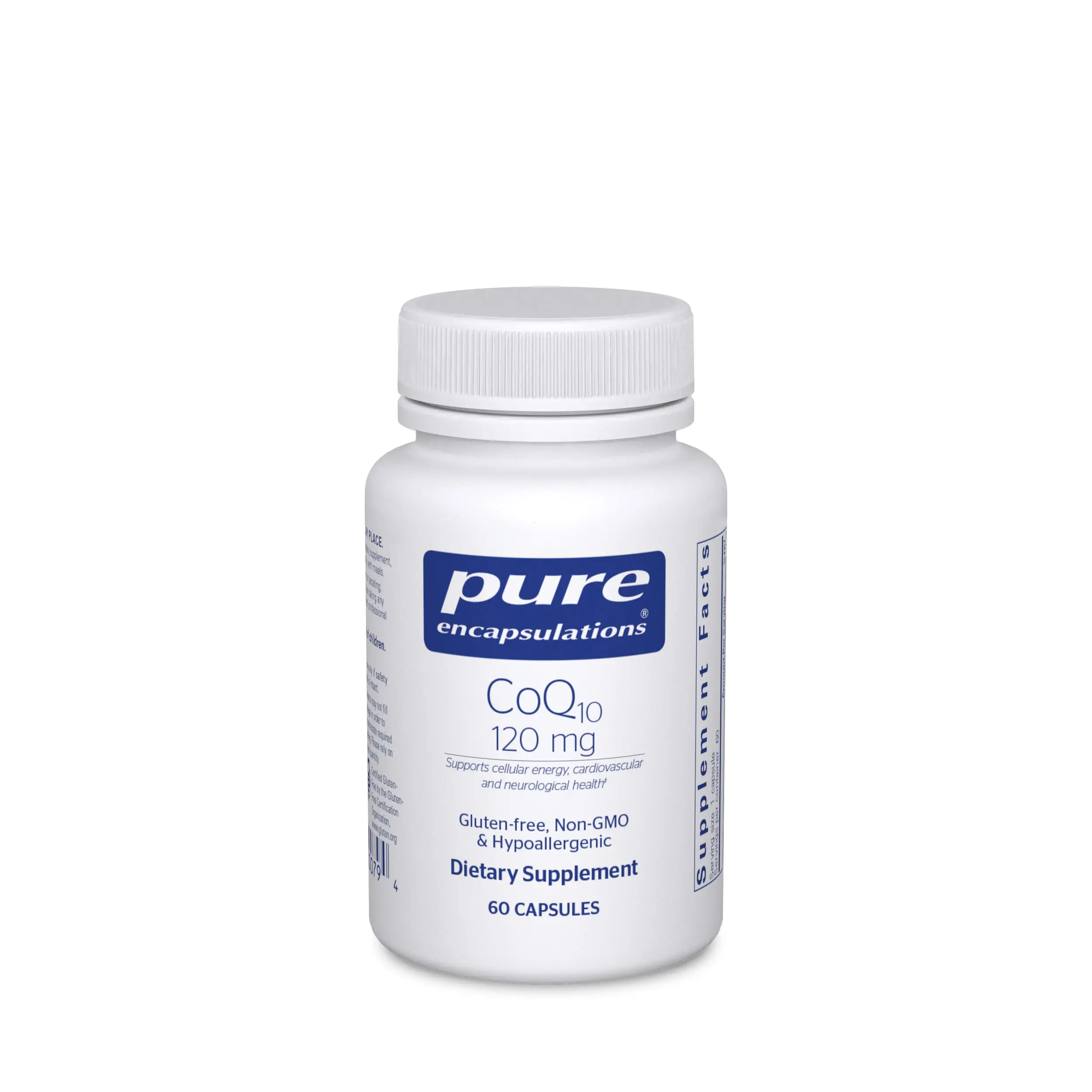 Pure Encapsulations CoQ10 120 mg - 60 Capsules for Heart Health - Dietary, Healthcare