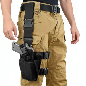 Universal Drop Leg Gun Holster Optic Ready Adjustable Pistol Holster Fits Handgun with Laser or Light Mounted