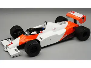 McLaren MP4/1C #7 John Watson Formula One F1 "Monaco GP" (1983) with Display Case "Mythos Series" 1/18 Model Car by Tecnomodel