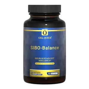 Cell Queue SIBO-Balance Gut Health Support with Dihydroberberine & Oregano Oil for Digestive & Small Intestine Health 60 Softgels Digestion Vitamin Edible Healthcare Supplement - Healthy Gut Probiotics, Fitness