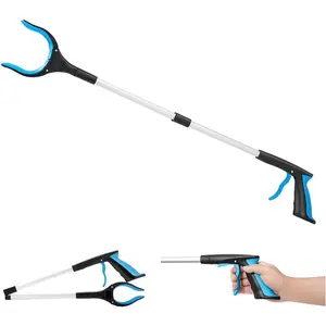 High-End 34 Inch Grabber Tool with Strong Magnet, Lightweight Extra Long Reach, Wheelchair Aid for Elderly, Ideal for Trash Pickup, Garden Tools, Durable Gardening Tools