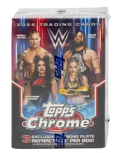 2026 Topps Chrome WWE Blaster Box outdoorfun