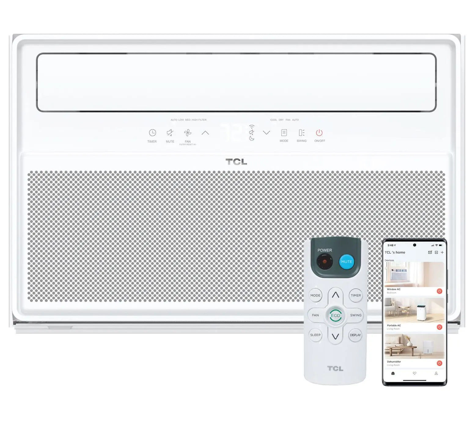 TCL Q-Series 12,000 BTU 550 SqFt. Smart Window Air Conditioner