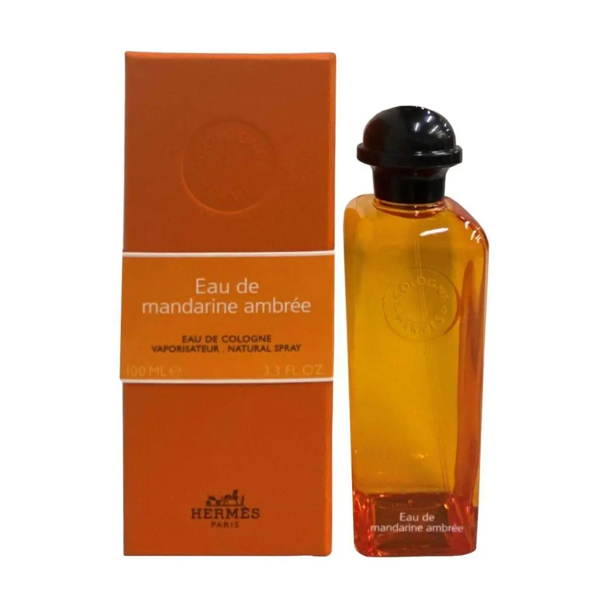 Hermes Eau De Mandarine Ambree Unisex Citrus Aromatic Fruity Fragrance Perfume, Elegant Unisex EDC, 3.3-3.4 oz, New in Box