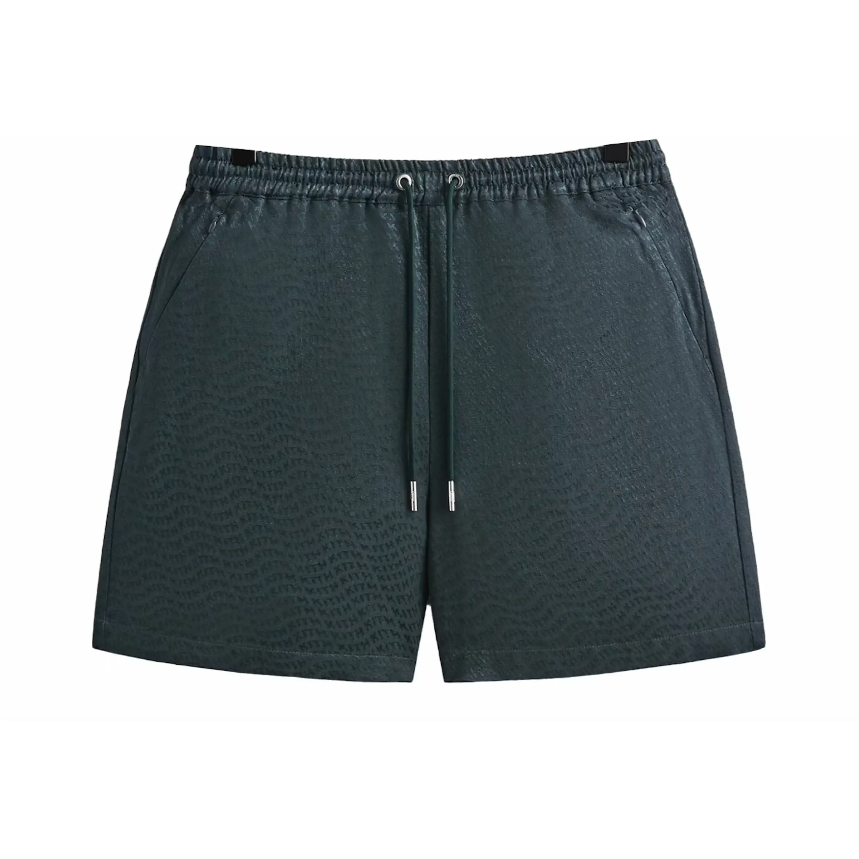 Kith Men's Jacquard Faille Cedar Casual Shorts - 'Machine' Style, Small Size